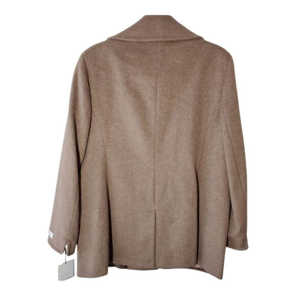 Calvin klein notched collar‎ cashmere wool blend women's coat size XL NEW - Picture 2 of 11